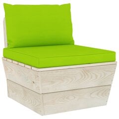 Pagalvėlės sofai iš palečių, 2vnt., šviesiai žalios kaina ir informacija | Pagalvės, užvalkalai, apsaugos | pigu.lt