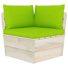 Pagalvėlės sofai iš palečių, 3 vnt, žalios kaina ir informacija | Pagalvės, užvalkalai, apsaugos | pigu.lt