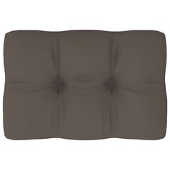 Pagalvė sofai iš palečių, 60x40x12 cm, ruda kaina ir informacija | Pagalvės, užvalkalai, apsaugos | pigu.lt