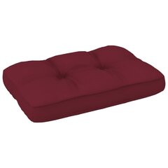 Pagalvė sofai iš palečių, 60x40x12 cm, raudona цена и информация | Подушки, наволочки, чехлы | pigu.lt
