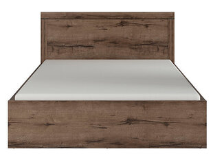 Кровать BRW Balin 160x200 см, тёмно-коричневая цена и информация | Кровати | pigu.lt