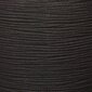 Vazonas Nature Rib Elegant Deluxe, juodos spalvos, 45x72 cm kaina ir informacija | Vazonai | pigu.lt