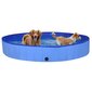 Sulankstomas baseinas šunims, mėlynas kaina ir informacija | Priežiūros priemonės gyvūnams | pigu.lt