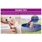 Sulankstomas baseinas šunims, mėlynas цена и информация | Priežiūros priemonės gyvūnams | pigu.lt