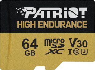 Patriot PEF64GE31MCH цена и информация | Карты памяти для телефонов | pigu.lt