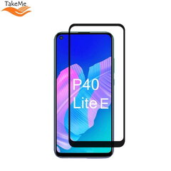 TakeMe HARD Ceramic Full Surface Screen Protector Glass for Huawei P40 Lite / P40 Lite E Black kaina ir informacija | Apsauginės plėvelės telefonams | pigu.lt