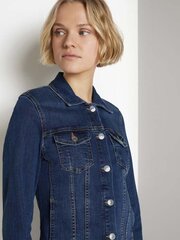 Женская джинсовая куртка Tom Tailor 1023962*10119, тёмно-синяя цена и информация | Женские пиджаки | pigu.lt