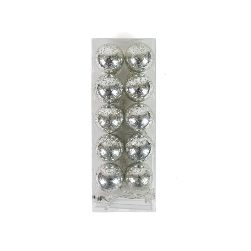 LED lempučių girlianda, sidabrinė kaina ir informacija | Dekoracijos šventėms | pigu.lt