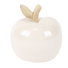 Suvenyras Keramikinis obuolys, baltas kaina ir informacija | Interjero detalės | pigu.lt