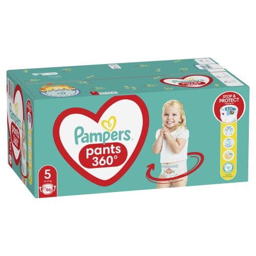 Sauskelnės-kelnaitės PAMPERS Pants Mega Pack S5, 96 vnt. цена и информация | Sauskelnės | pigu.lt