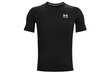 Marškinėliai vyrams Under Armor Heatgear Armor Short Sleeve M 1361518001, juodi kaina ir informacija | Vyriški marškinėliai | pigu.lt