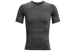 Marškinėliai vyrams Under Armor Heatgear Armor Short Sleeve M 1361518090, pilki kaina ir informacija | Vyriški marškinėliai | pigu.lt