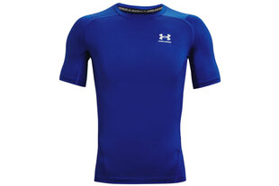 Marškinėliai vyrams Under Armor Heatgear Armor Short Sleeve M 1361518400, mėlyni kaina ir informacija | Vyriški marškinėliai | pigu.lt