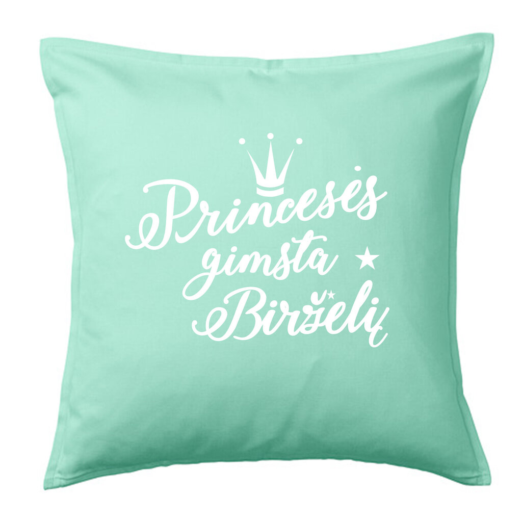 Dekoratyvinė pagalvėlė Princesės gimsta birželį“, turkio цена и информация | Originalios pagalvės, užvalkalai | pigu.lt