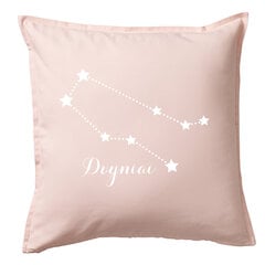 Originali pagalvėlė su zodiako ženklu „Dvyniai“, rožinė. цена и информация | Декоративные подушки и наволочки | pigu.lt