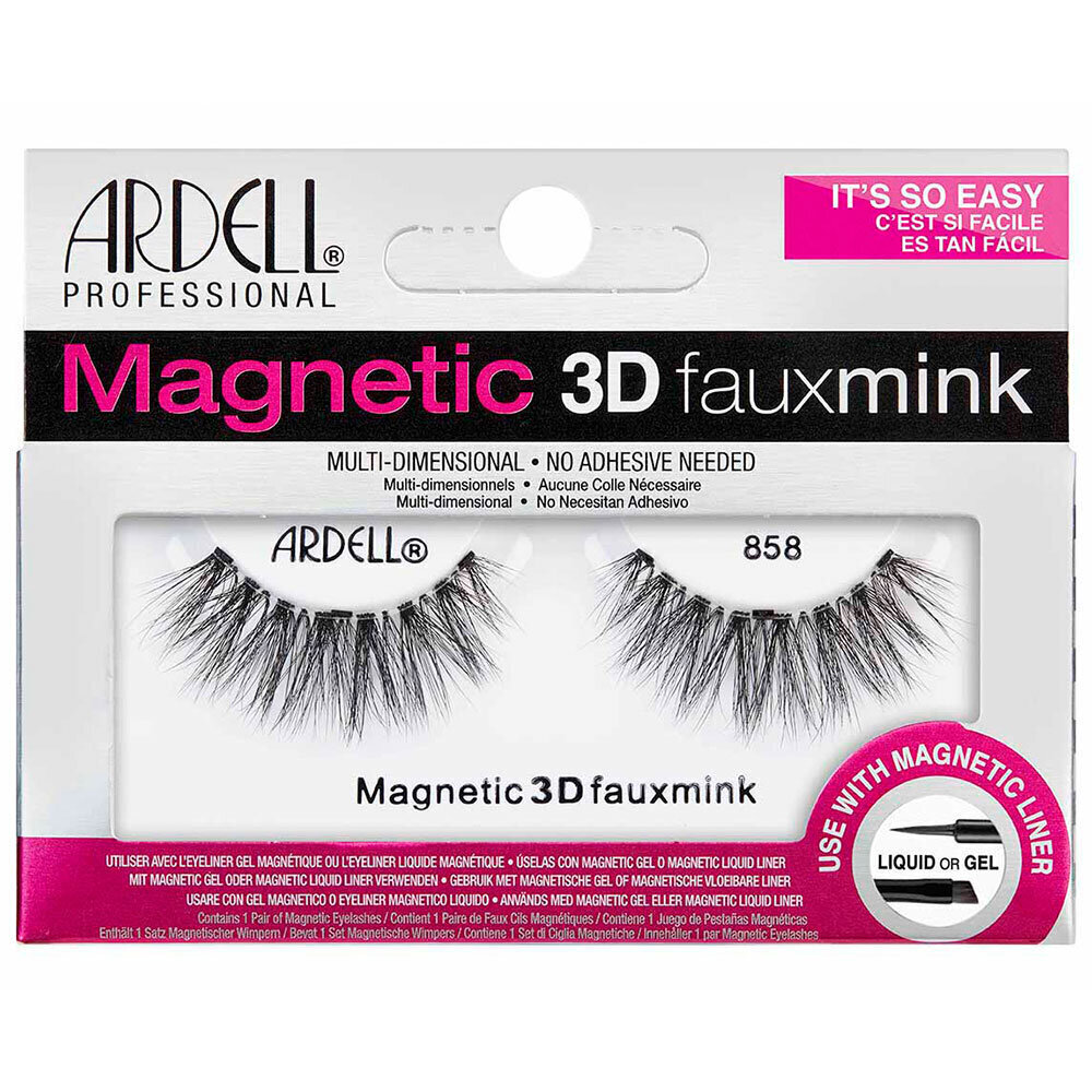 Magnetinės Ardell Blakstienos Magnetic 3D fauxmink 858 цена и информация | Priklijuojamos blakstienos, blakstienų rietikliai | pigu.lt