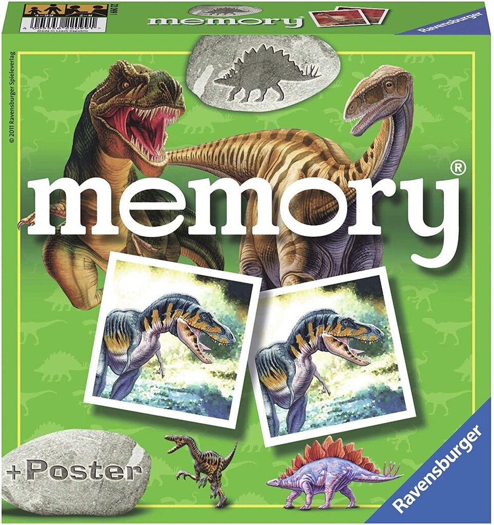 Žaidimas Memory - Dinosaurs, 22099 kaina ir informacija | Stalo žaidimai, galvosūkiai | pigu.lt