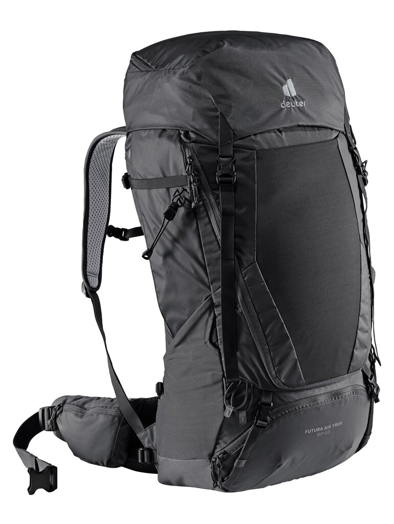 Deuter turistinė kuprinė Futura Air 60+10 L, Juoda kaina ir informacija | Kuprinės ir krepšiai | pigu.lt