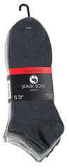 Короткие носки унисекс Stark Soul 2131, 5 пар, серые цена и информация | Мужские носки | pigu.lt