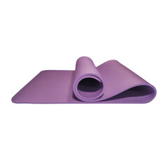 Коврик для гимнастики / йоги NBR KP-186, фиолетовый цена и информация | Коврики для йоги, фитнеса | pigu.lt