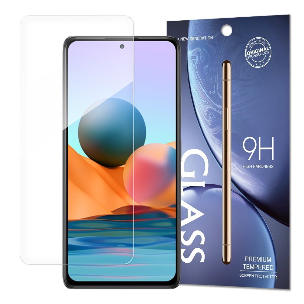 Tempered 9H Xiaomi Redmi Note 10 Pro kaina ir informacija | Apsauginės plėvelės telefonams | pigu.lt