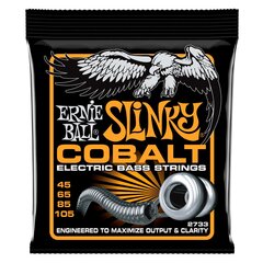 Stygos bosinei gitarai Ernie Ball 45 - 105 (Hybrid Slinky Cobalt) kaina ir informacija | Priedai muzikos instrumentams | pigu.lt