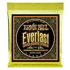 Stygos ak. gitarai Ernie Ball Everlast Extra Light Bronze 0.010 - 0.050 kaina ir informacija | Priedai muzikos instrumentams | pigu.lt