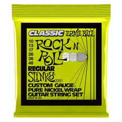 Stygos el. gitarai Ernie Ball Classic Rock'n'Roll Regular Slinky 10-46 kaina ir informacija | Priedai muzikos instrumentams | pigu.lt