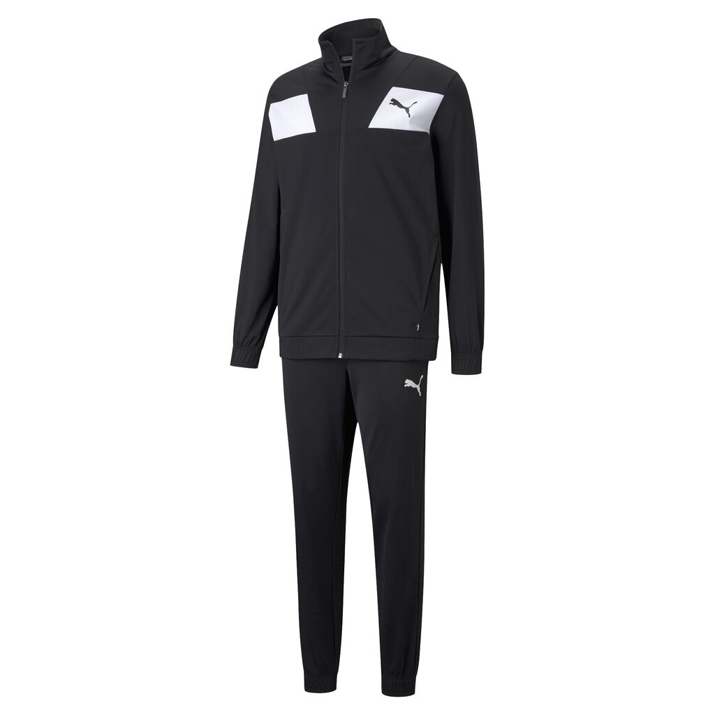 Sportinis kostiumas vyrams Puma Techstripe Tricot Suit, juodas цена и информация | Sportinė apranga vyrams | pigu.lt