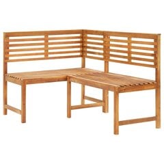 vidaXL Bistro baldų komplektas, 4 dalių, akacijos medienos masyvas kaina ir informacija | Lauko baldų komplektai | pigu.lt