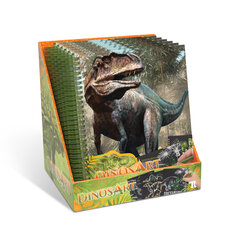 Kūrybinė knyga Dinos Art Scratch & Sketch, 15201 kaina ir informacija | Lavinamieji žaislai | pigu.lt