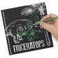 Kūrybinė knyga Dinos Art Scratch & Sketch, 15201 kaina ir informacija | Lavinamieji žaislai | pigu.lt