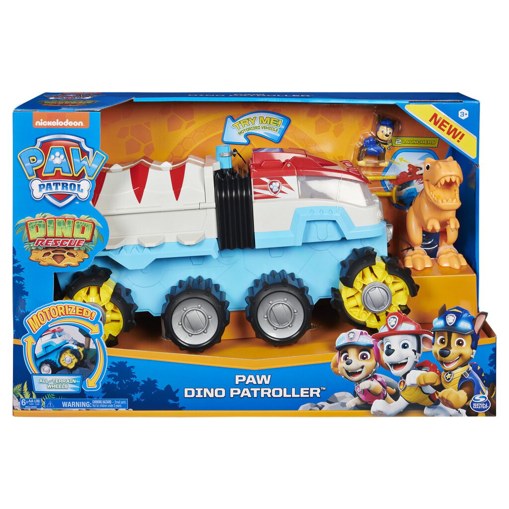 Sunkvežimis Dino Patroller Šunyčiai Patruliai (Paw Patruliai), 6058905 цена и информация | Žaislai berniukams | pigu.lt