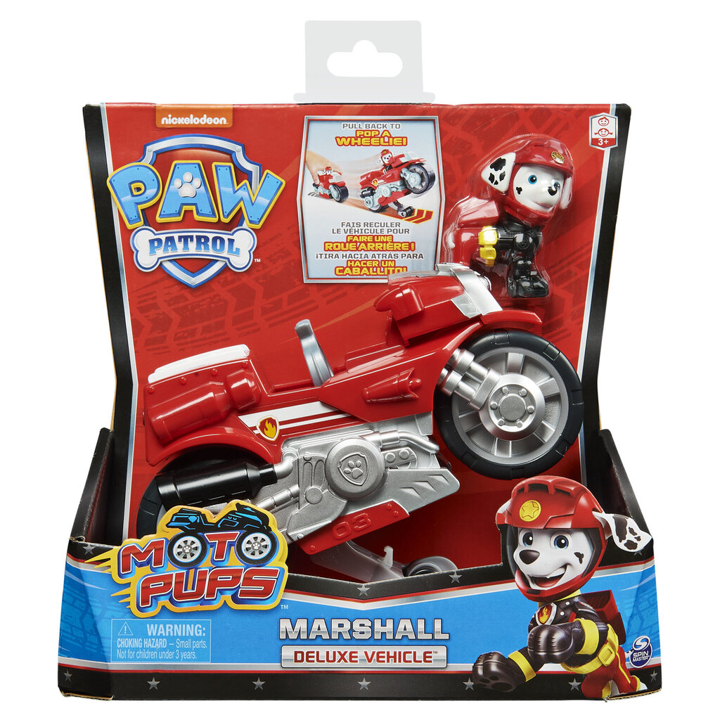 Figūrėlė ir motociklas Šunyčiai Patruliai (Paw Patrol), 6059253 kaina ir informacija | Žaislai berniukams | pigu.lt