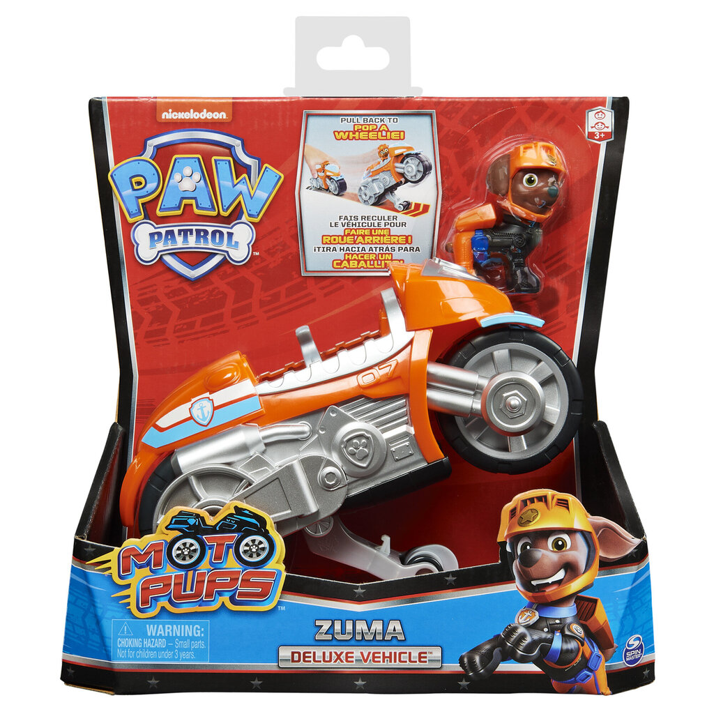 Figūrėlė ir motociklas Šunyčiai Patruliai (Paw Patrol), 6059253 kaina ir informacija | Žaislai berniukams | pigu.lt