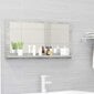 Vonios veidrodis, 80x10,5x37 cm, pilkas kaina ir informacija | Vonios veidrodžiai | pigu.lt
