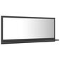 Vonios veidrodis, 90x10,5x37 cm, pilkas kaina ir informacija | Vonios veidrodžiai | pigu.lt