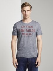 Marškinėliai vyrams Tom Tailor, pilki kaina ir informacija | Vyriški marškinėliai | pigu.lt