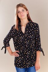 Moteriška palaidinė Hailys Belina 4026*01, juodai / rožinė kaina ir informacija | Marškinėliai moterims | pigu.lt