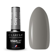 Стойкий гибридный лак для ногтей Claresa Grey 213, 5 г цена и информация | Лаки, укрепители для ногтей | pigu.lt