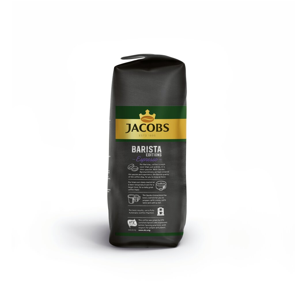 Kavos pupelės JACOBS BARISTA ESPRESSO, rinkinys 2x1kg kaina ir informacija | Kava, kakava | pigu.lt