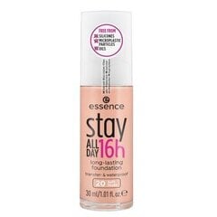 Жидкая база под макияж Essence Stay All Day 16H, 30 мл, 20 Soft Nude цена и информация | Пудры, базы под макияж | pigu.lt