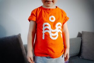 Детская футболка Marat SPP24019*02, красный/оранжевый цена и информация | Рубашки для девочек | pigu.lt
