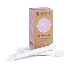 Tamponai Ginger Organic tampons su aplikatoriumi, 14 vnt. kaina ir informacija | Tamponai, higieniniai paketai, įklotai | pigu.lt