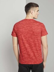 Мужская футболка Tom Tailor 1023906*26336, красная цена и информация | Мужские футболки | pigu.lt