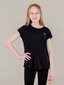 Marškinėliai mergaitėms Only 15219399 01, juodi цена и информация | Marškinėliai mergaitėms | pigu.lt