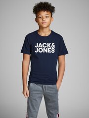 Jack&Jones marškinėliai berniukams 12152730*04, tamsiai mėlynos spalvos kaina ir informacija | Marškinėliai berniukams | pigu.lt