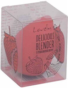 Lovely Delicious makiažo kempinėlė - strawberry kaina ir informacija | Makiažo šepetėliai, kempinėlės | pigu.lt