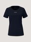 Moteriški marškinėliai Tom Tailor 1026366* 10668, tamsiai mėlyni kaina ir informacija | Marškinėliai moterims | pigu.lt