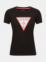 Женская футболка Guess W1RI00*JBLK, черный/красный цена и информация | Футболка женская | pigu.lt